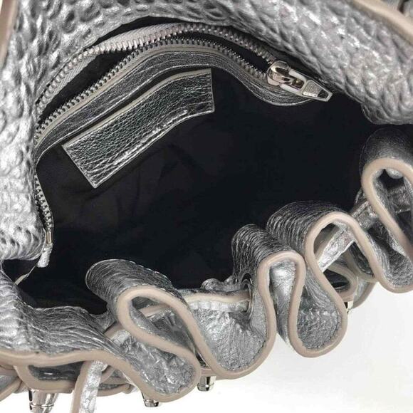 New Alexander Wang Diego Metallic Leather Bucket Bag w/COA and dust bag - Picture 10 of 12